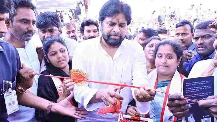 హైదరాబాద్ మణికొండలో జనసేన పార్టీ నూతన తెలంగాణ రాష్ట్ర కార్యాలయ ప్రారంభోత్సవం