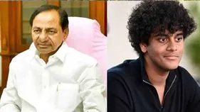 మనుమడు హిమాన్ష్‌‌ను పరామర్శించిన కేసీఆర్