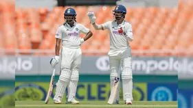 అఫ్గాన్‌తో టెస్టు: లంచ్ బ్రేక్ సమయానికి భారత్ స్కోర్ 96/1