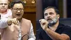 పార్లమెంటరీ నిబంధనలకు విరుద్ధంగా రాహుల్ విదేశీ పర్యటనలు.. కిరణ్ రిజిజు