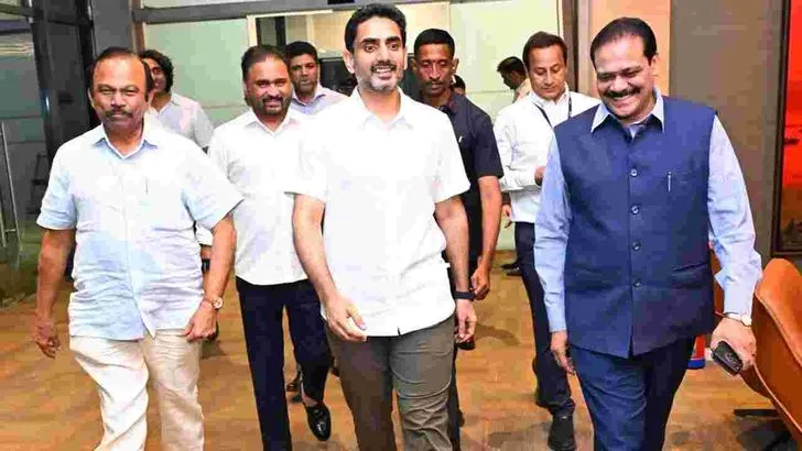 న్యూఢిల్లీలో మంత్రి లోకేశ్‌కు ఘన స్వాగతం..