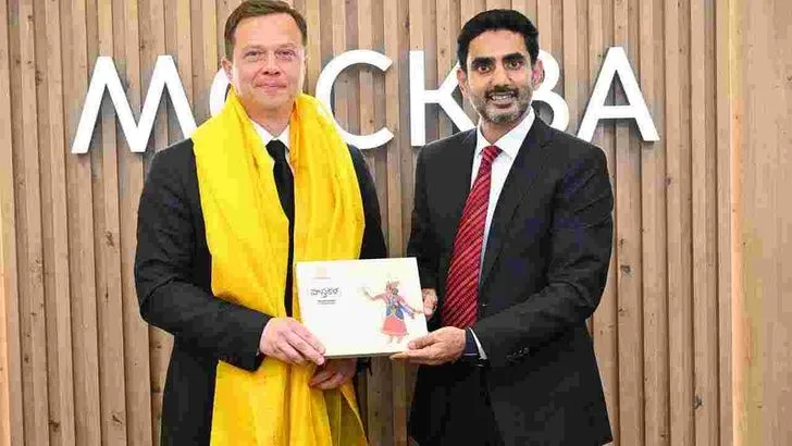 రష్యాలో బిజీ బిజీగా మంత్రి లోకేశ్