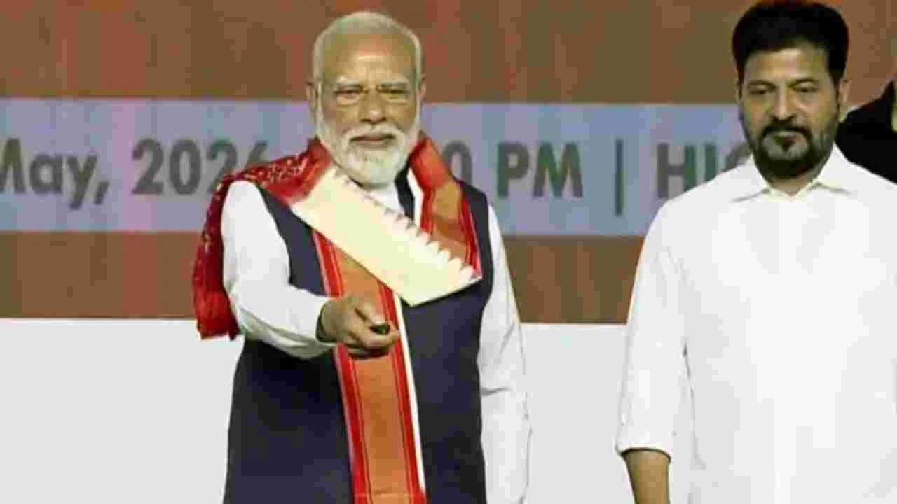 హైదరాబాద్‌లో మోదీ పర్యటన.. పలు అభివృద్ధి పనులకు శ్రీకారం