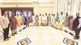 ఐ ఫౌండేషన్ ఆఫ్ అమెరికాకు నాట్స్ భారీ విరాళం