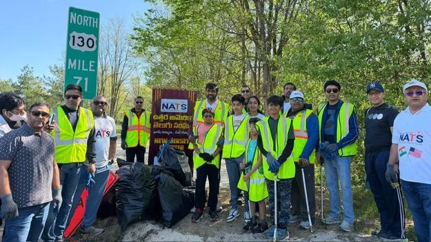 నాట్స్ ఆధ్వర్యంలో ‘హైవే దత్తత’ కార్యక్రమం.. సామాజిక సేవలో తెలుగు విద్యార్థులు