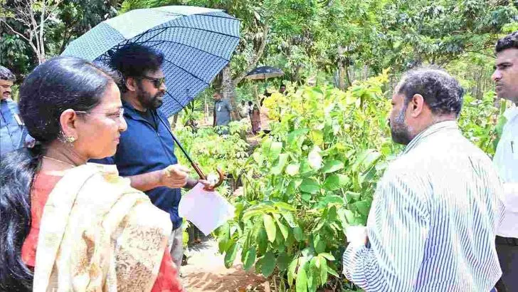 రాజానగరంలో అటవీశాఖ ప్రాంతీయ పరిశోధన కేంద్రాన్ని పరిశీలించిన పవన్ కల్యాణ్