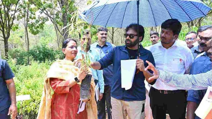 రాజానగరంలో అటవీశాఖ ప్రాంతీయ పరిశోధన కేంద్రాన్ని పరిశీలించిన పవన్ కల్యాణ్