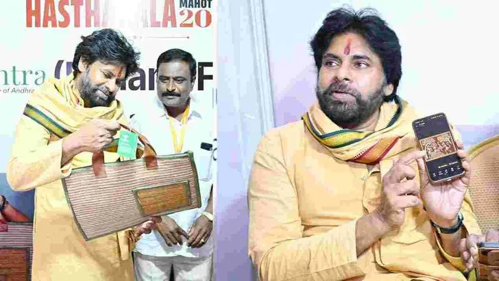 విజయవాడలో హస్తకళల ఉత్సవాన్ని ప్రారంభించిన పవన్ కల్యాణ్