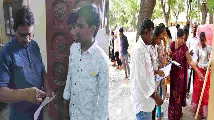పాలిసెట్‌ పరీక్ష.. హాజరైన అభ్యర్థులు