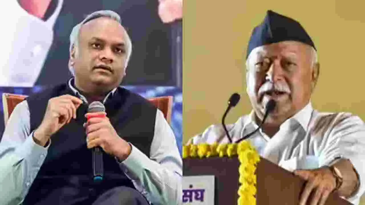 ఆర్ఎస్ఎస్‌‌ను రిజిస్టర్ చేయించుకుని పన్ను కట్టండి.. మోహన్ భాగవత్‌కు ప్రియాంక్ ఖర్గే లేఖ