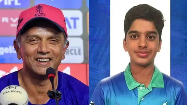 యువ భారత్‌ను ఆదుకున్న 'జూనియర్ వాల్'.. అన్వయ్ ద్రవిడ్ హాఫ్ సెంచరీ!