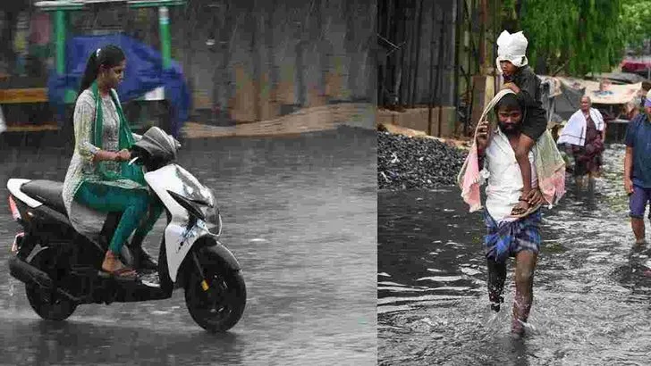 తడిసి ముద్దయిన నెల్లూరు నగరం