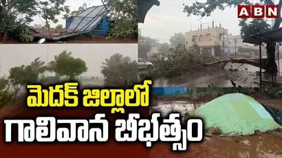 మెదక్ జిల్లాలో గాలివాన బీభత్సం