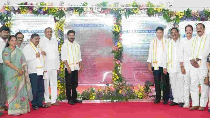 మియాపూర్‌లో CMC కార్యాలయ భవనానికి శంకుస్థాపన చేసిన సీఎం రేవంత్ రెడ్డి