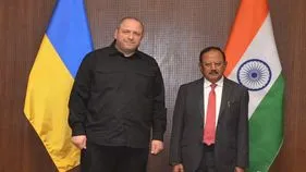 అజిత్ ఢోబాల్, జైశంకర్‌​​‌తో ఉక్రెయిన్ ఉన్నతాధికారి భేటీ