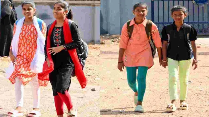 తెలంగాణలో మోగిన బడి గంట.. విద్యార్థుల సందడి