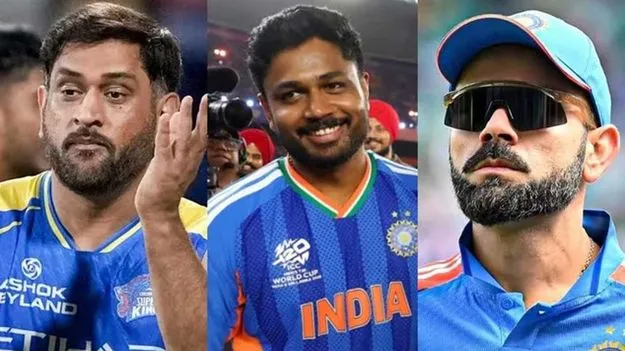 ధోని ‘ఫెదరర్’.. కోహ్లీ ‘అల్కరాజ్’.. టెన్నిస్ స్టార్లతో పోల్చిన సంజూ శాంసన్!