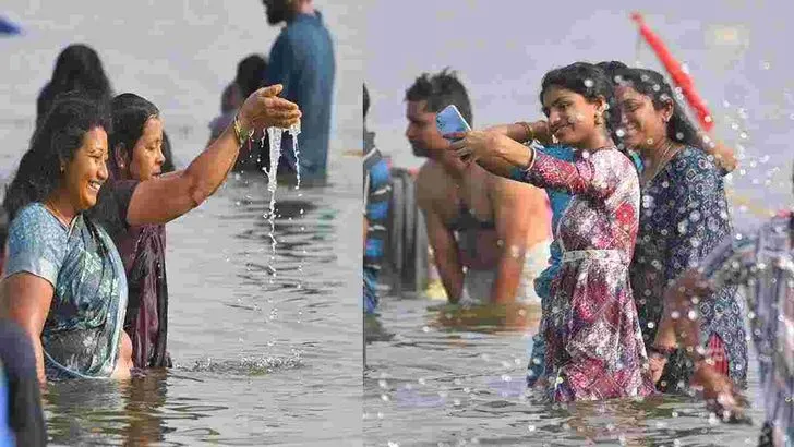 ఐదో రోజు కాళేశ్వరంలో కొనసాగుతున్న పుష్కరాలు..