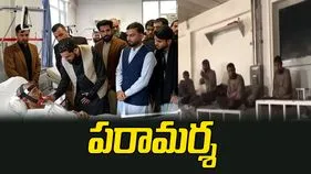 కాబూల్‌ ఘటన.. బాధితులను పరామర్శించిన అఫ్గాన్ క్రికెటర్లు