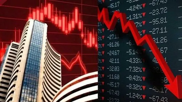 స్టాక్ మార్కెట్లలో ప్రకంపనలు.. కుప్పకూలిన సూచీలు