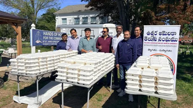 తానా న్యూజెర్సీ ఆధ్వర్యంలో ఎడిసన్‌లో 600 మందికి ఆహార సేవలు