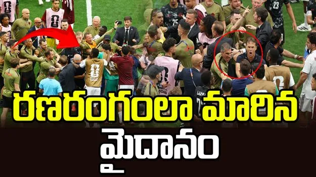  ఖతార్, కెనడా ఆటగాళ్ల మధ్య ఘర్షణ 
