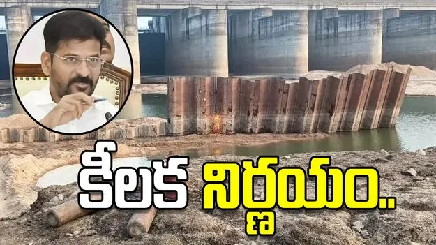 కాళేశ్వరం ప్రాజెక్ట్‌ రిపేర్‌పై ప్రభుత్వం కీలక నిర్ణయం