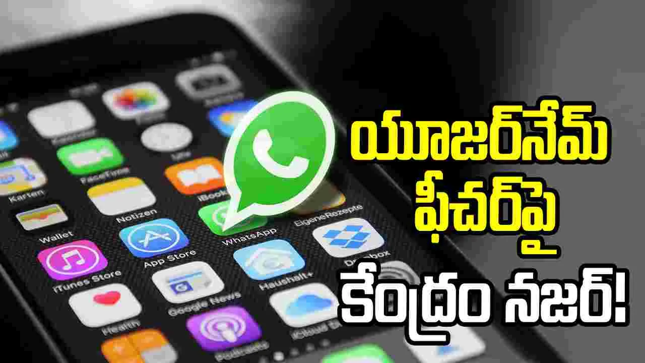 వాట్సాప్ యూజర్ నేమ్ ఫీచర్‌పై కేంద్రం నజర్!