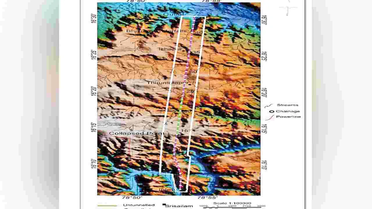 ఎస్‌ఎల్‌బీసీ మార్గంలో..4 చోట్ల డేంజర్‌ జోన్లు