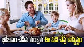 భోజనం చేసిన తర్వాత ఈ పని చేస్తే అదృష్టం పెరుగుతుందట