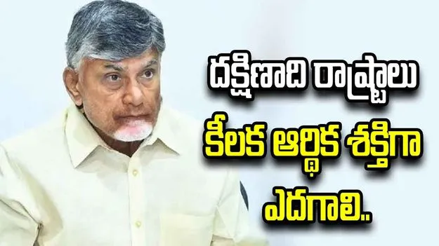 వికసిత్ భారత్ నిర్మాణంలో దక్షిణాది ప్రాంతం కీలక ఆర్థిక శక్తిగా ఎదగాలి: సీఎం చంద్రబాబు