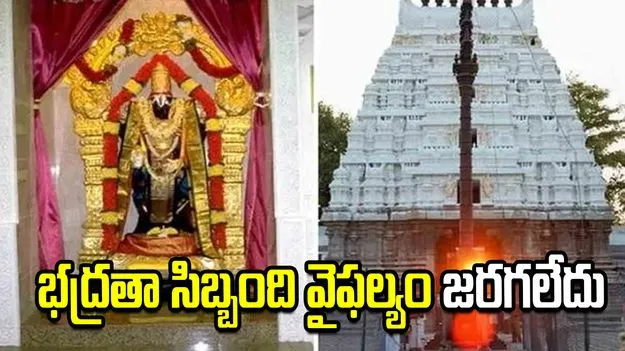భద్రతా సిబ్బంది వైఫల్యం జరగలేదు: టీటీడీ క్లారిటీ..