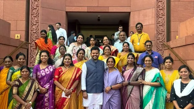 హస్తినలో కూటమి మహిళల సందడి