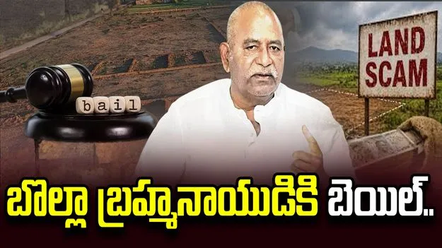 బొల్లా బ్రహ్మనాయుడికి షరతులతో కూడిన బెయిల్ మంజూరు