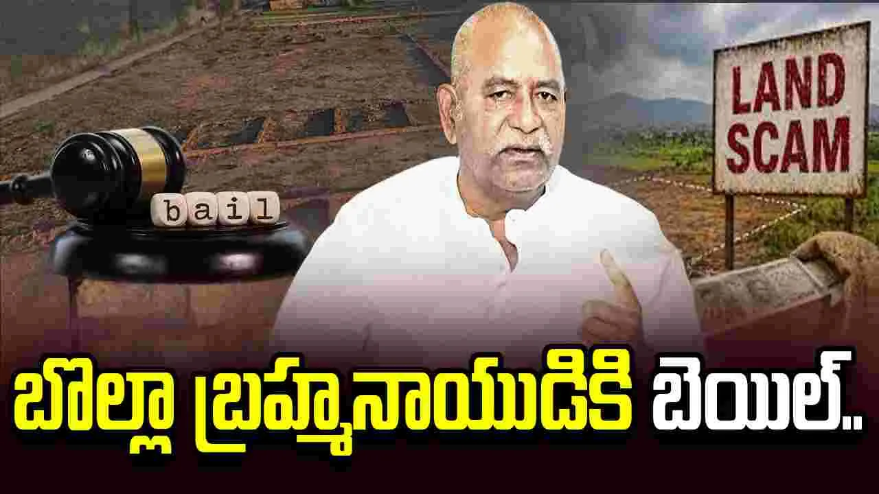 బొల్లా బ్రహ్మనాయుడికి షరతులతో కూడిన బెయిల్ మంజూరు
