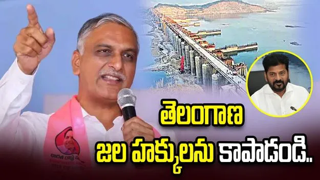 తెలంగాణ జల హక్కులను కాపాడటంలో సర్కార్ విఫలం: హరీశ్ రావు