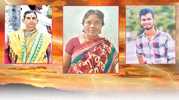 పిడుగుల వర్షం