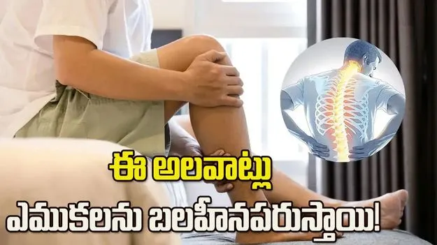 కాల్షియం లోపమే కాదు.. ఈ అలవాట్లు కూడా ఎముకలను బలహీనపరుస్తాయి!