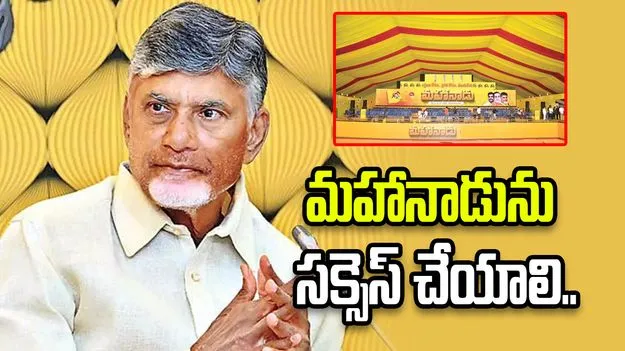 హైబ్రిడ్ విధానంలో మహానాడును సక్సెస్‌ చేయాలి: సీఎం చంద్రబాబు