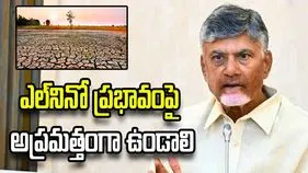 ఎల్‌నినో ప్రభావంపై ముందస్తు ప్రణాళికతో అప్రమత్తంగా ఉండాలి: సీఎం చంద్రబాబు