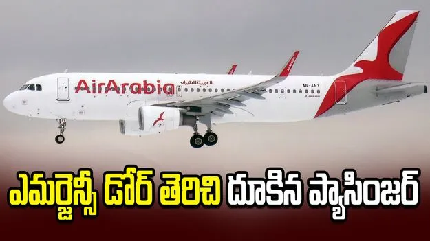 విమానం ఎమర్జెన్సీ డోర్ తెరిచి దూకేసిన ప్యాసింజర్.. చెన్నై ఎయిర్‌పోర్టులో ఘటన