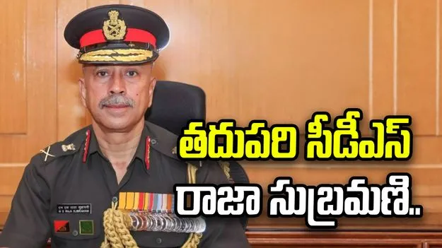 చీఫ్ ఆఫ్ డిఫెన్స్ స్టాఫ్‌గా లెఫ్టినెంట్ జనరల్ ఎన్.ఎస్.రాజా సుబ్రమణి నియామకం