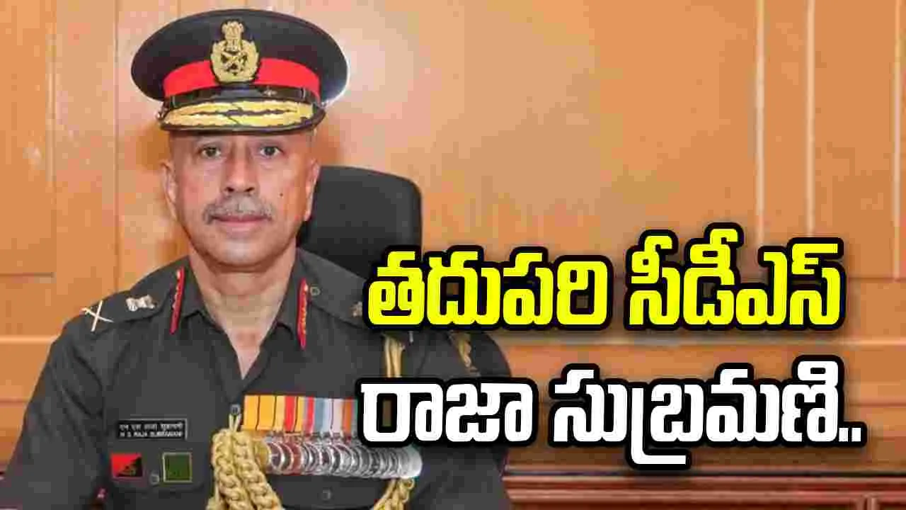 చీఫ్ ఆఫ్ డిఫెన్స్ స్టాఫ్‌గా లెఫ్టినెంట్ జనరల్ ఎన్.ఎస్.రాజా సుబ్రమణి నియామకం
