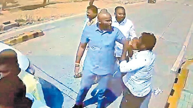 ఎమ్మెల్యే వాహనాన్నే ఆపుతారా? 