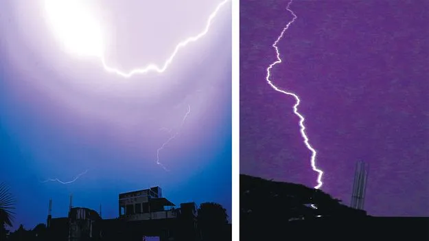 పిడుగులు, ఈదురుగాలులతో వర్షాలు