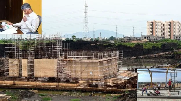 రాజధాని పనుల్లో వేగం పెంచాలి