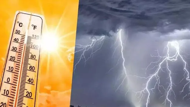 ఇక్కడ ఎండ.. అక్కడ వాన