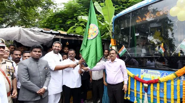 భోగాపురానికి 20 ఎలక్ట్రిక్‌ బస్సులు