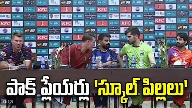 పాకిస్థాన్ ఆటగాళ్లపై డేవిడ్ వార్నర్ ఫైర్.. వీడియో వైరల్