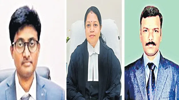 హైకోర్టుకు ముగ్గురు అదనపు న్యాయమూర్తులు